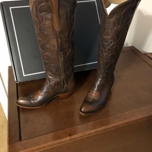 Lucchese Bootmaker Choco 17’’ Corded Boot